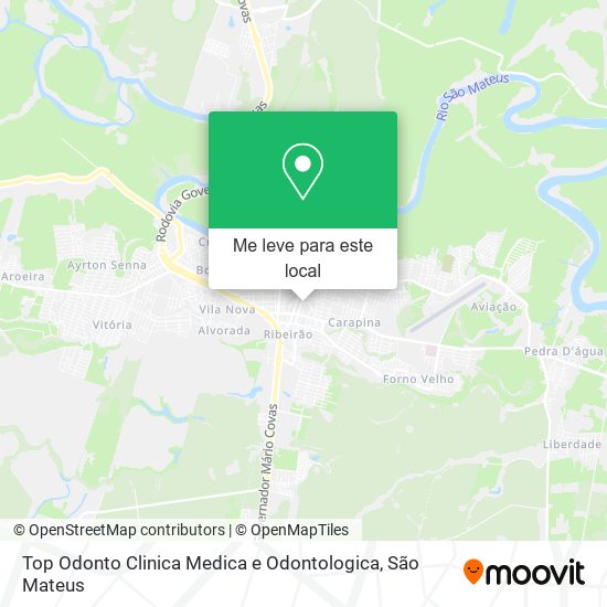 Top Odonto Clinica Medica e Odontologica mapa