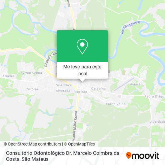 Consultório Odontológico Dr. Marcelo Coimbra da Costa mapa
