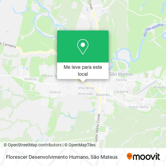 Florescer Desenvolvimento Humano mapa