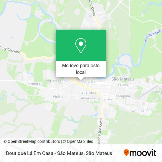 Boutique Lá Em Casa - São Mateus mapa