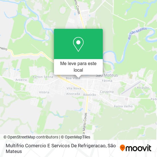 Multifrio Comercio E Servicos De Refrigeracao mapa