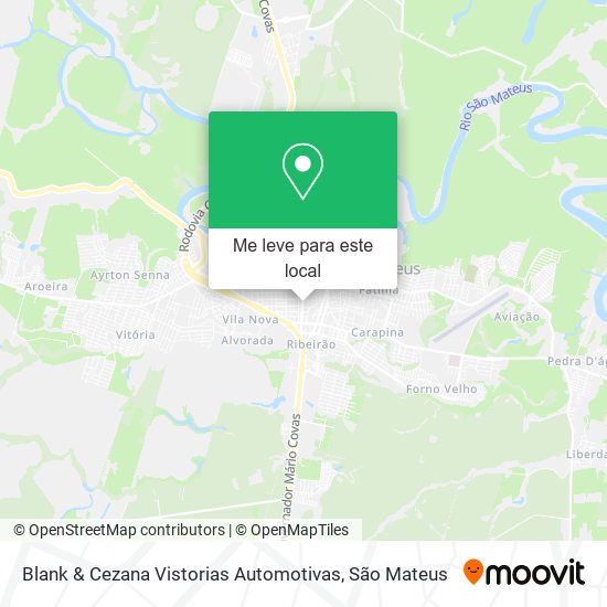 Blank & Cezana Vistorias Automotivas mapa