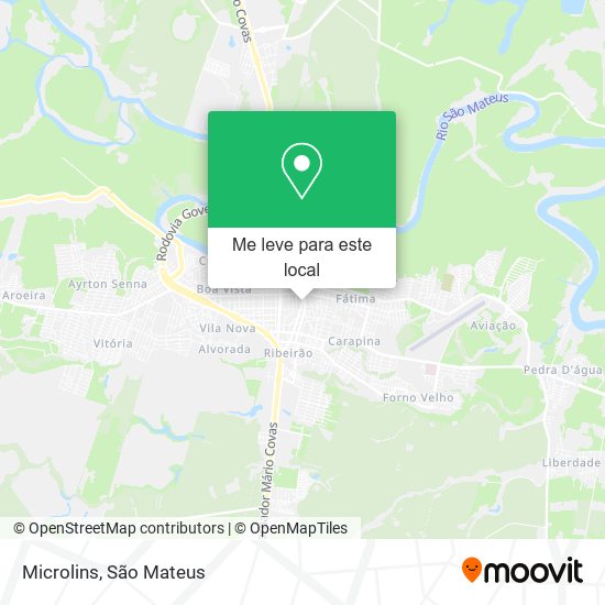 Microlins mapa