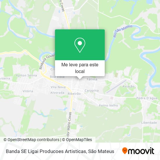 Banda SE Ligai Producoes Artisticas mapa