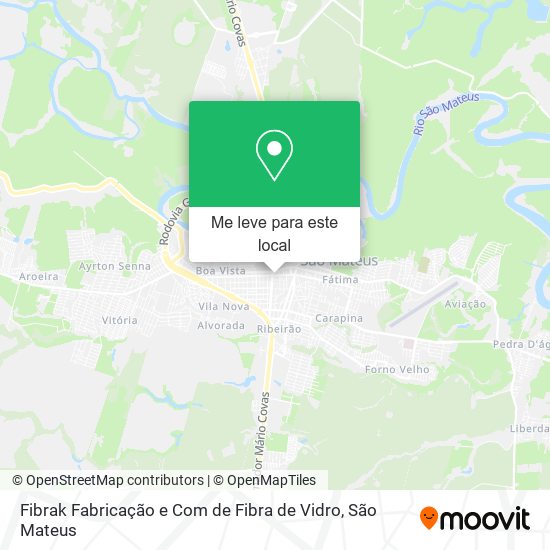 Fibrak Fabricação e Com de Fibra de Vidro mapa