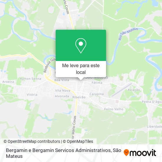 Bergamin e Bergamin Servicos Administrativos mapa