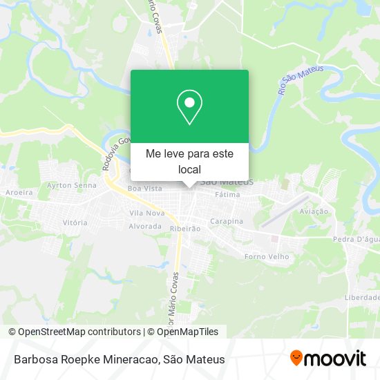 Barbosa Roepke Mineracao mapa