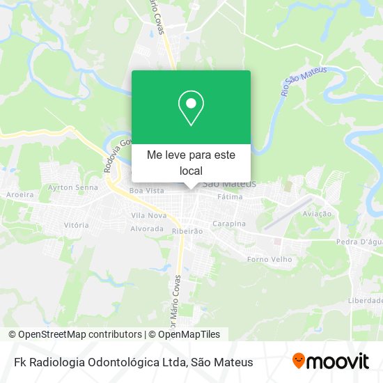 Fk Radiologia Odontológica Ltda mapa