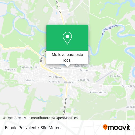 Escola Polivalente mapa