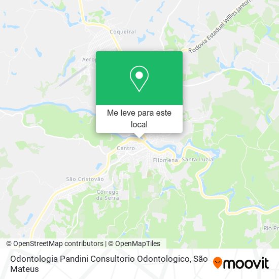 Odontologia Pandini Consultorio Odontologico mapa