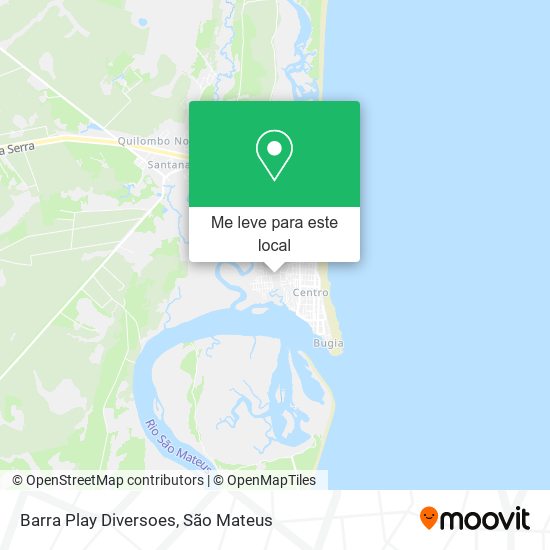 Barra Play Diversoes mapa