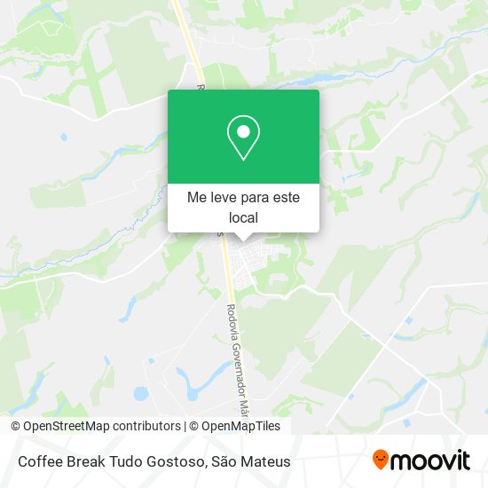 Coffee Break Tudo Gostoso mapa
