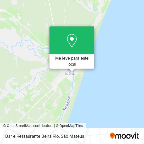 Bar e Restaurante Beira Rio mapa