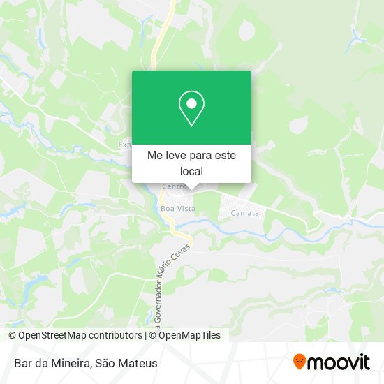 Bar da Mineira mapa