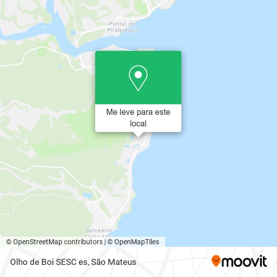 Olho de Boi SESC es mapa