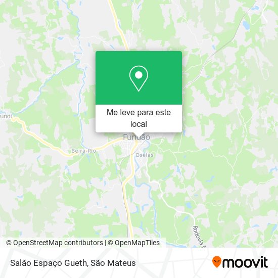 Salão Espaço Gueth mapa