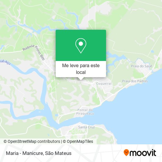 Maria - Manicure mapa