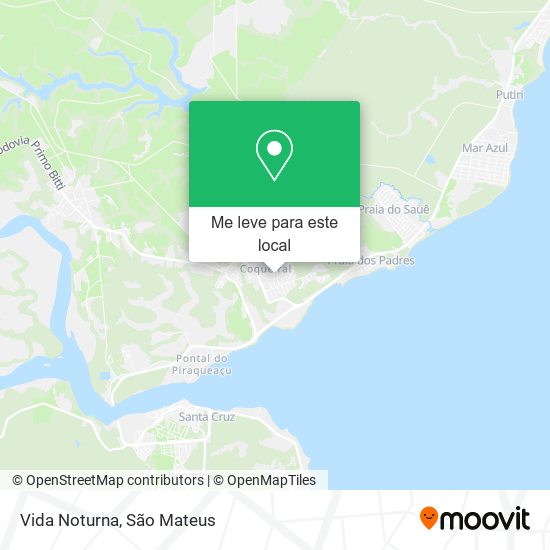 Vida Noturna mapa