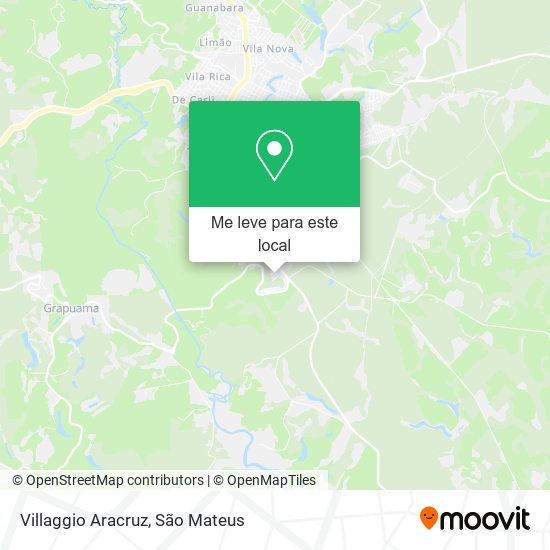 Villaggio Aracruz mapa