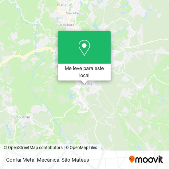 Confai Metal Mecânica mapa