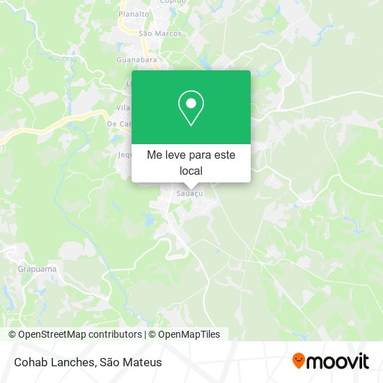 Cohab Lanches mapa