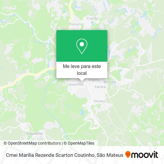 Cmei Marilia Rezende Scarton Coutinho mapa