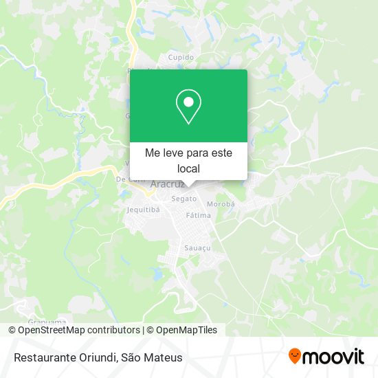 Restaurante Oriundi mapa