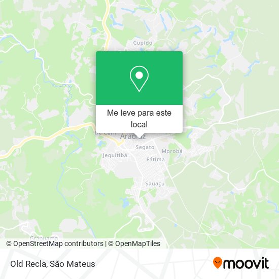 Old Recla mapa