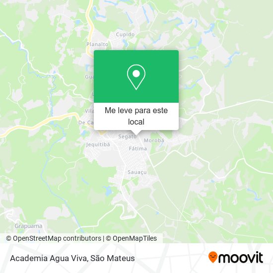 Academia Agua Viva mapa