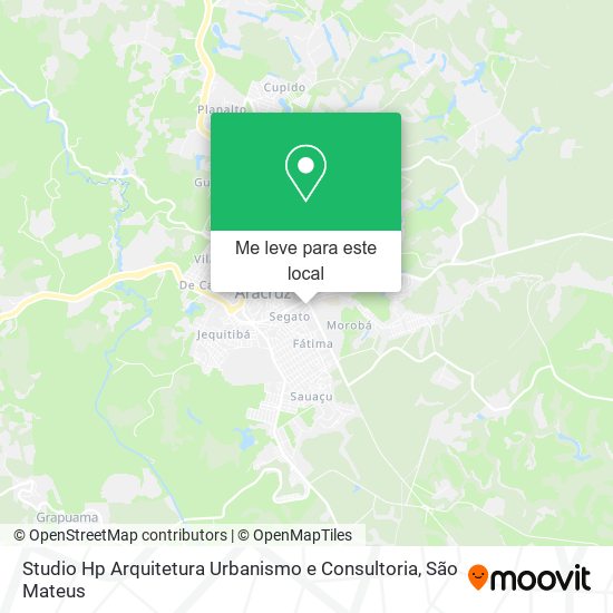 Studio Hp Arquitetura Urbanismo e Consultoria mapa