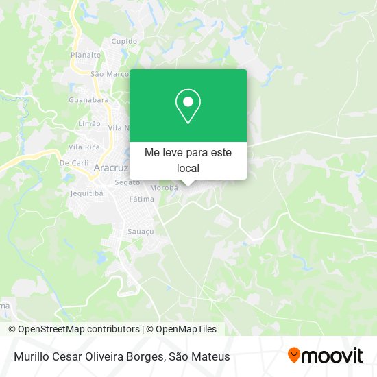 Murillo Cesar Oliveira Borges mapa