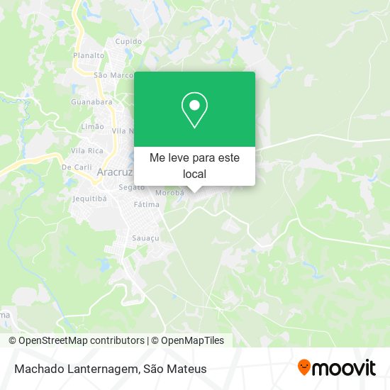 Machado Lanternagem mapa