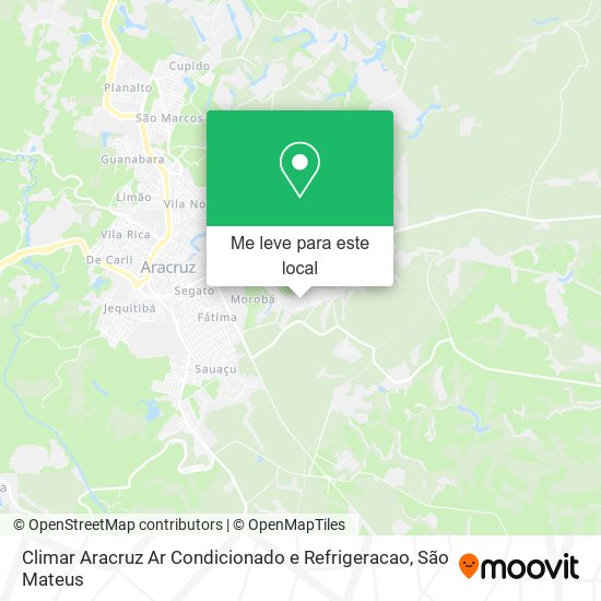 Climar Aracruz Ar Condicionado e Refrigeracao mapa