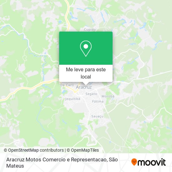 Aracruz Motos Comercio e Representacao mapa