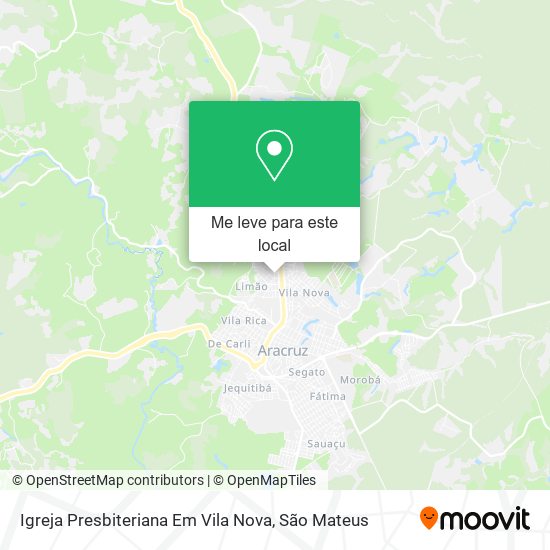 Igreja Presbiteriana Em Vila Nova mapa