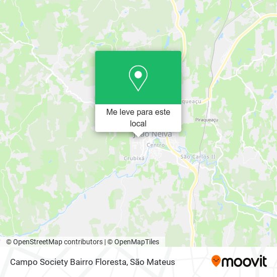 Campo Society Bairro Floresta mapa