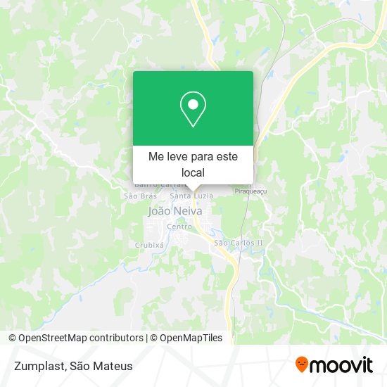 Zumplast mapa