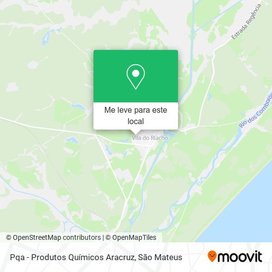 Pqa - Produtos Químicos Aracruz mapa