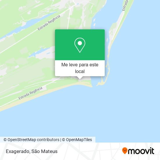 Exagerado mapa