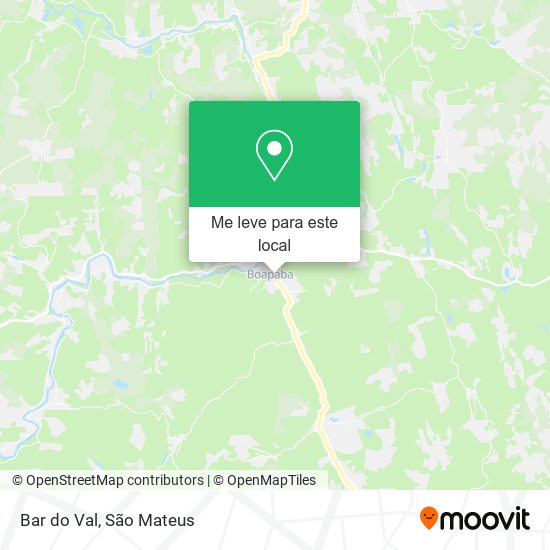 Bar do Val mapa