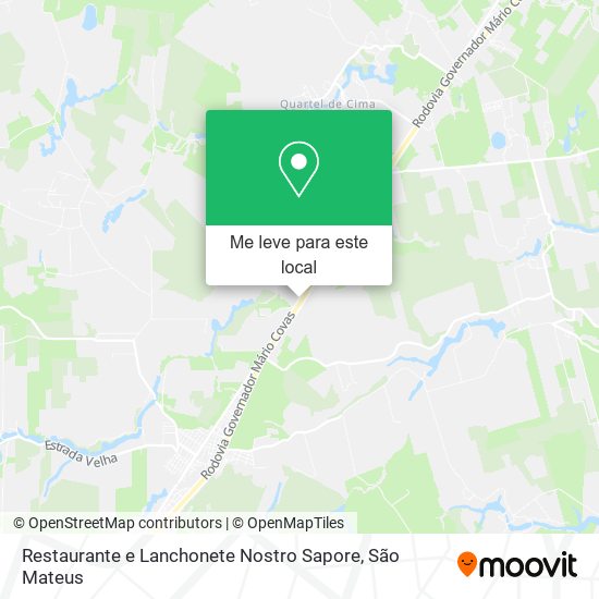 Restaurante e Lanchonete Nostro Sapore mapa
