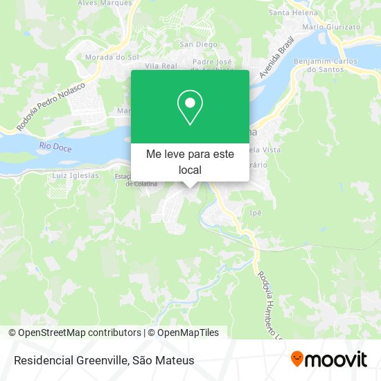 Residencial Greenville mapa