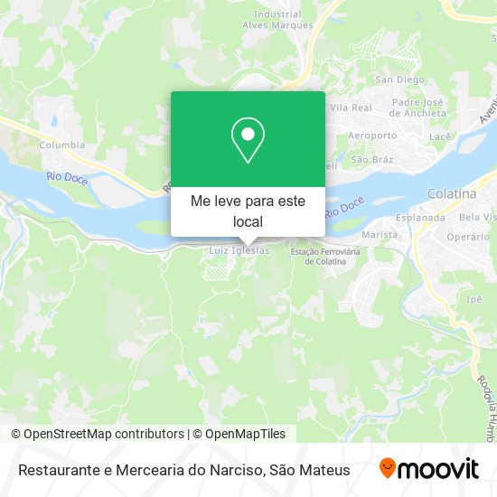 Restaurante e Mercearia do Narciso mapa