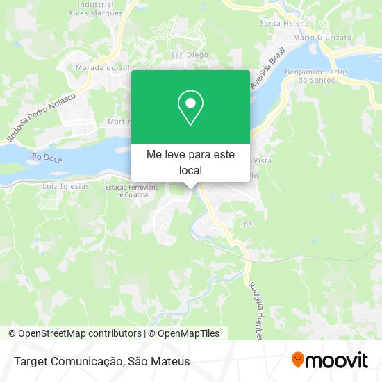 Target Comunicação mapa