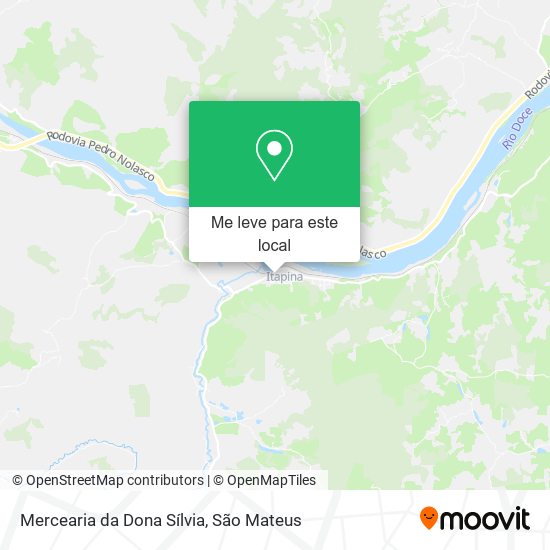 Mercearia da Dona Sílvia mapa