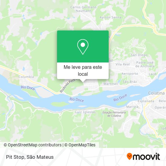 Pit Stop mapa