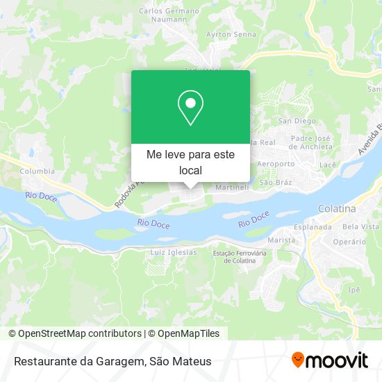 Restaurante da Garagem mapa