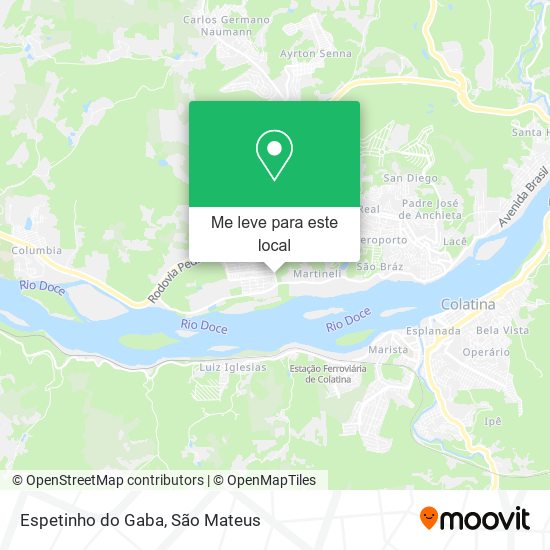 Espetinho do Gaba mapa