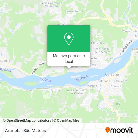 Artmetal mapa