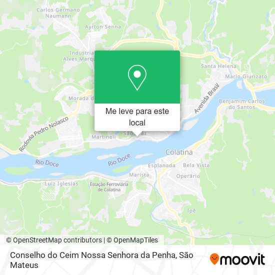 Conselho do Ceim Nossa Senhora da Penha mapa